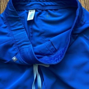 women's Royal Blue Zamora - Jogger Scrub Pants - Royal Blue. Size small.